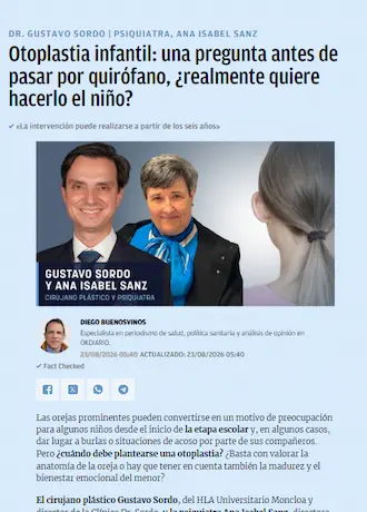Logo de OKDiario — medio que ha mencionado al Dr. Gustavo Sordo