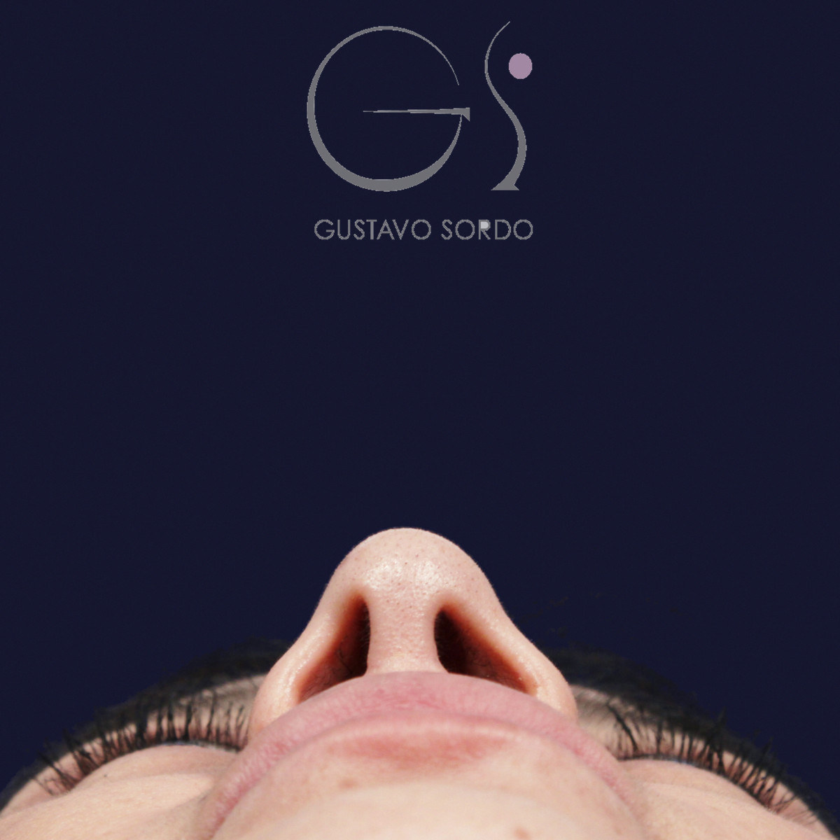After rhinoplasty on a wide nose with a hump, at age six, basal view, from below